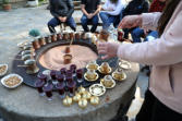 Authentic Turkish coffee in Ephesus, Turkey. - March 2024